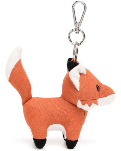 Maison Kitsuné Charm para bolso Fox - Naranja