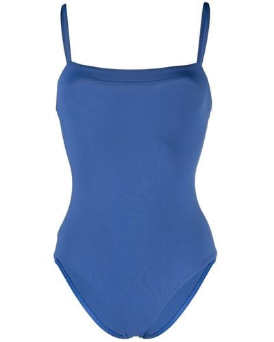 Eres Aquarelle Square-neck Swimsuit - Blue