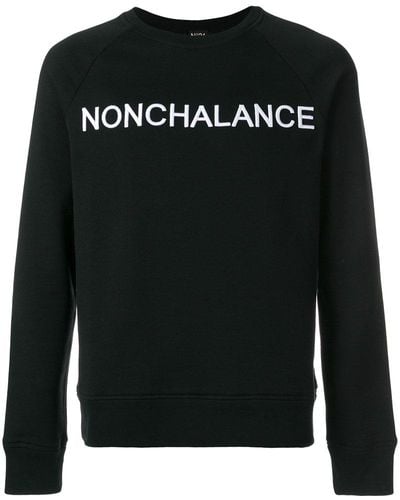 N°21 No21 Nonchalance Embroidered Sweatshirt - Black