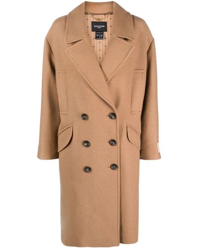 Each x Other Double-breasted Wool-blend Coat - Natural