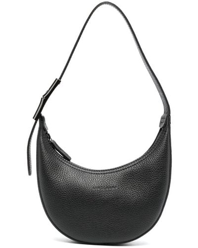 Longchamp Small Roseau Essential Hobo Bag - Black