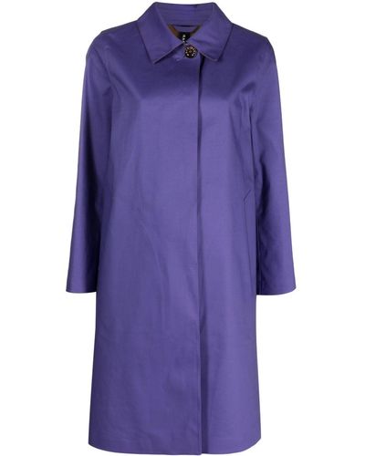 Mackintosh Banton Waterproof Raincoat - Purple