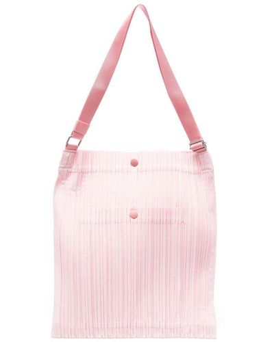 Pleats Please Issey Miyake Lightweight Micro-pleated Tote Bag - Pink
