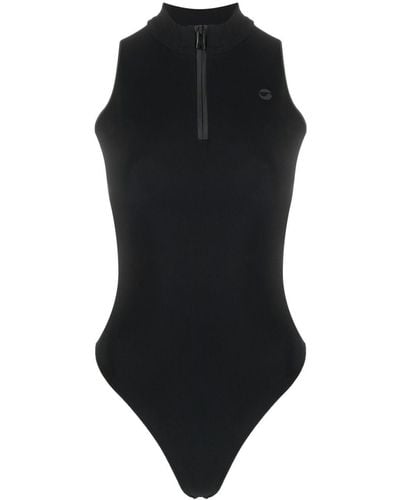 Coperni Zip-up Sleeveless Bodysuit - Black