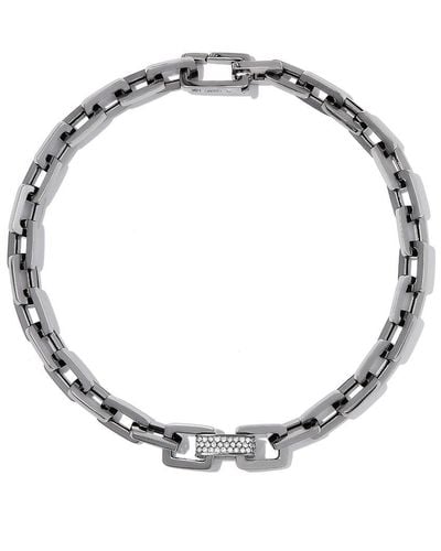 SHAY 18kt Black Gold Chain-link Bracelet - Metallic