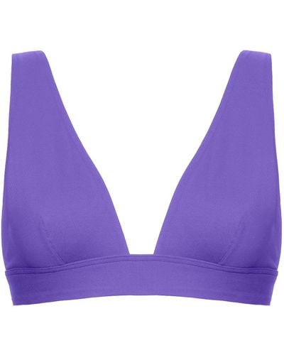Eres Chrome Bikini Top - Purple