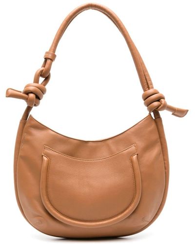 Zanellato Large Demi' Leather Shoulder Bag - Brown