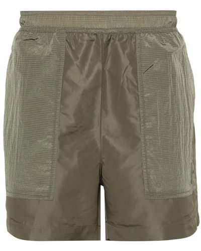 Calvin Klein Logo-patch Swim Shorts - Green