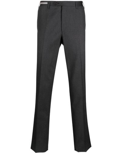 Corneliani Pressed-crease Tailored Pants - Grey
