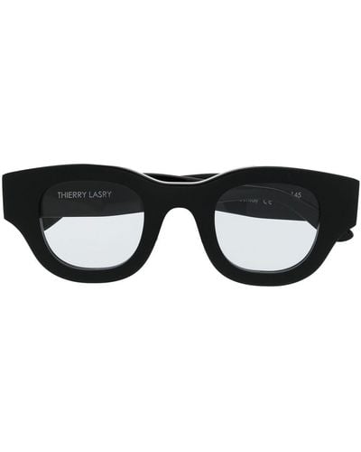 Thierry Lasry Square Tinted Sunglasses - Black