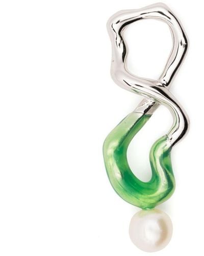 Maria Black Typhoon Freshwater-pearl Earring Charm - Green