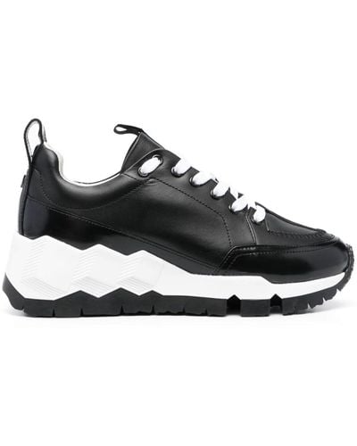 Pierre Hardy Street Life Lace-up Trainers - Black