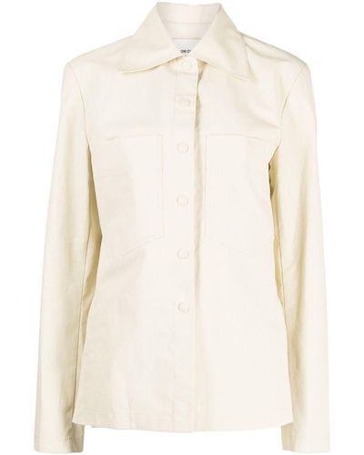 Low Classic Classic Collar Long-sleeved Jacket - Natural