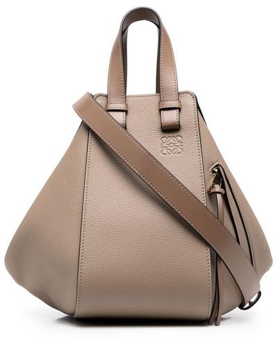 Loewe Hammock Kleine Shopper - Naturel