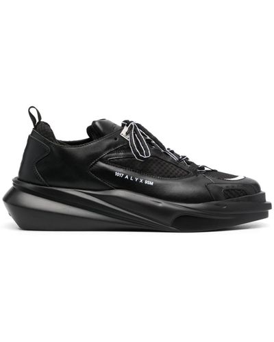 1017 ALYX 9SM Chunky Lace-up Leather Sneakers - Black