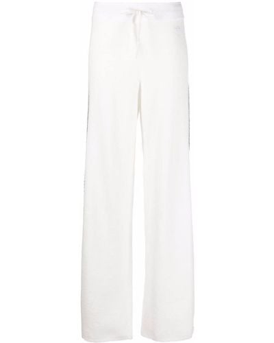 Tommy Hilfiger Side Stripe Knitted Trousers - White