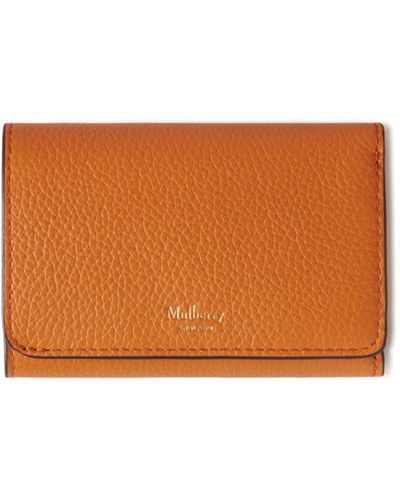 Mulberry Continental Tri-fold Wallet - Orange