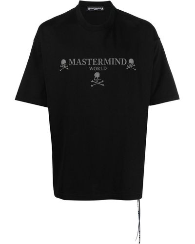 Mastermind Japan T-Shirt mit Logo-Print - Schwarz