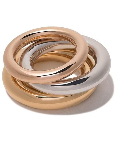 Charlotte Chesnais Brahma set of rings - Blanco