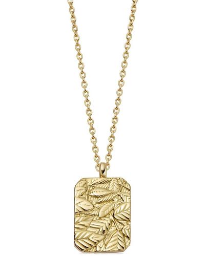 Astley Clarke Terra Strength Halskette aus recyceltem 18kt Gold-Vermeil - Mettallic