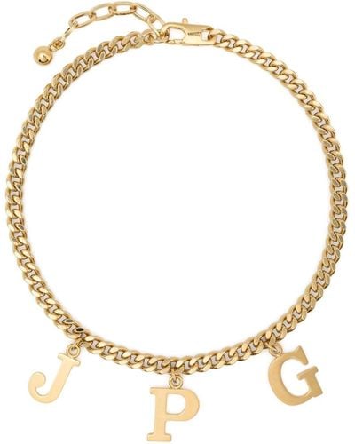 Jean Paul Gaultier Jpg Chain-link Necklace - Metallic