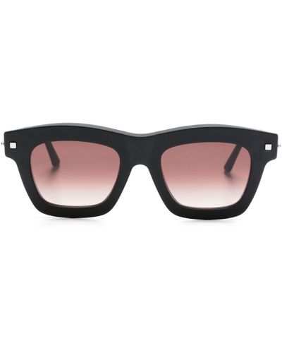 Kuboraum J2 Square-frame Sunglasses - Black