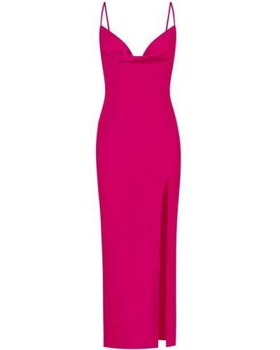 Nicholas Lennon Kleid aus Satin - Pink