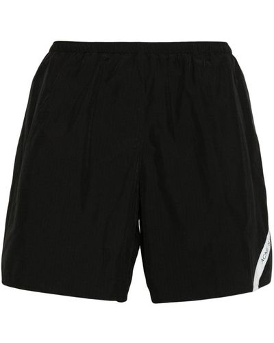 Acne Studios Elasticated-waist Swim Shorts - Black