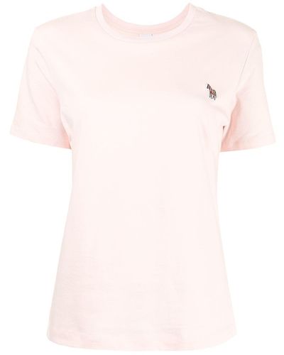 PS by Paul Smith T-Shirt mit Logo - Pink