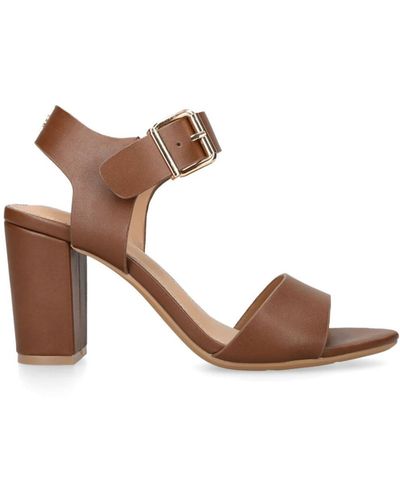 KG by Kurt Geiger Sutton 85mm Sandals - Brown