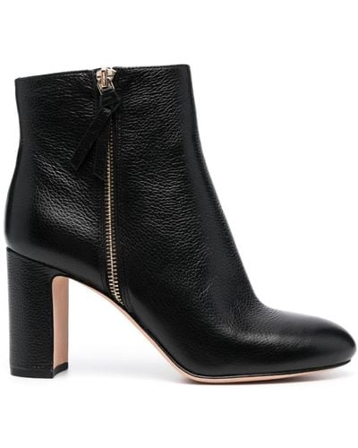 Kate Spade 85mm Leather Ankle Boots - Black