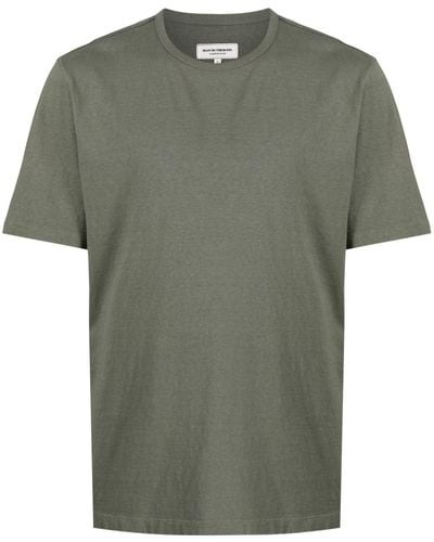 MAN ON THE BOON. Crew-neck Cotton T-shirt - Green