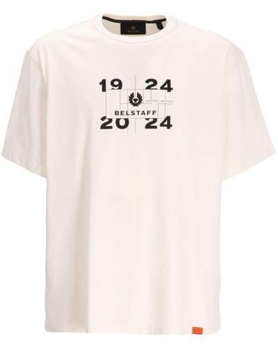 Belstaff Centenary ロゴ Tシャツ - ナチュラル