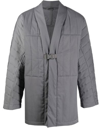 Mackintosh Mist Liner Buckle-front Jacket - Grey
