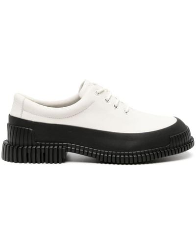 Camper Pix Lace-up Leather Shoes - White