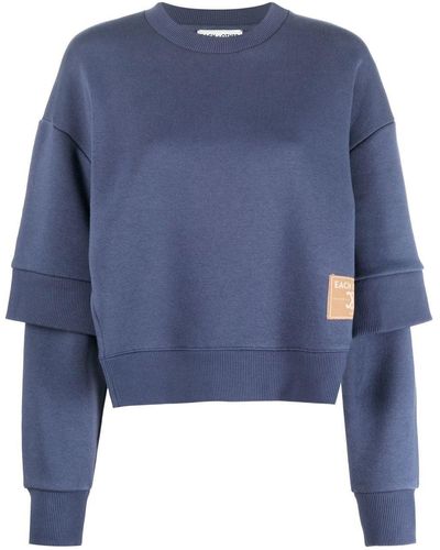 Each x Other Deconstructed Layered Sweatshirt - Blue