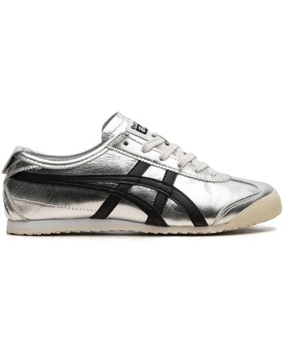 Onitsuka Tiger Mexico 66 "pure Silver / Black" Sneakers - Metallic