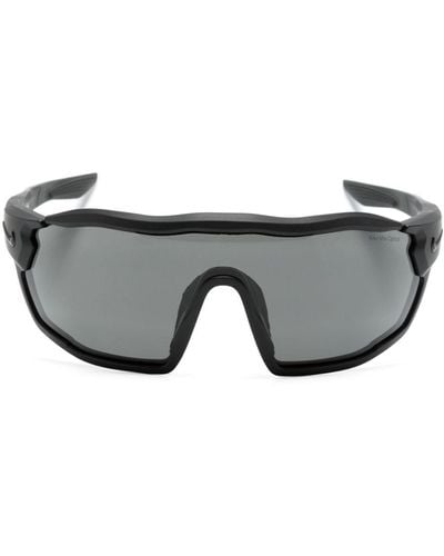Nike Show X3 Rush Sonnenbrille mit Shield-Gestell - Grau