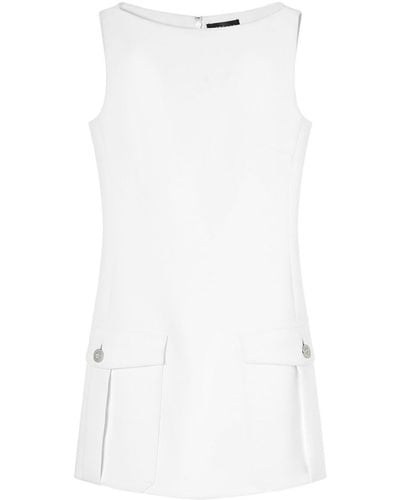 Versace Minikleid mit Medusenkopf - Weiß