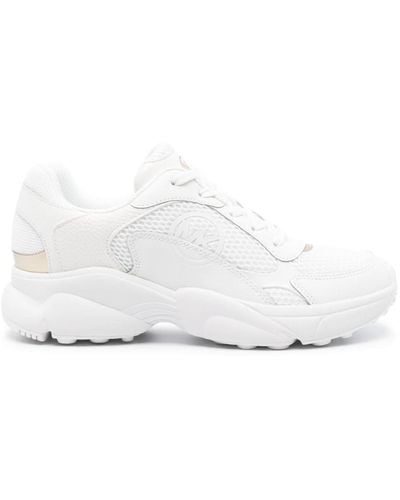 MICHAEL Michael Kors Sami Panelled Mesh Trainers - White