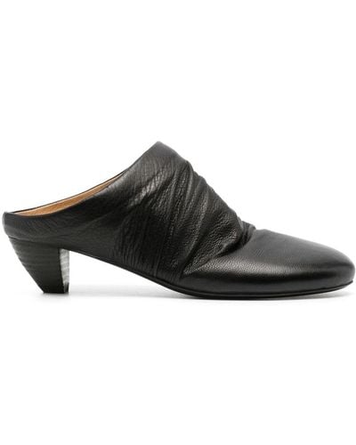 Marsèll Tapered-heel Leather Mules - Black