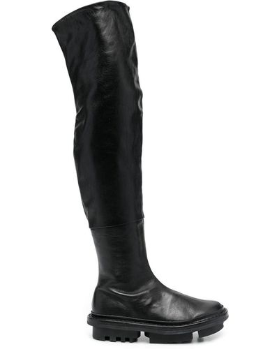 Trippen Slip-on Thigh-length Boots - Black