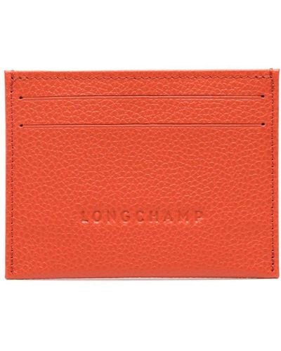 Longchamp Le Foulonné Cardholder - Red