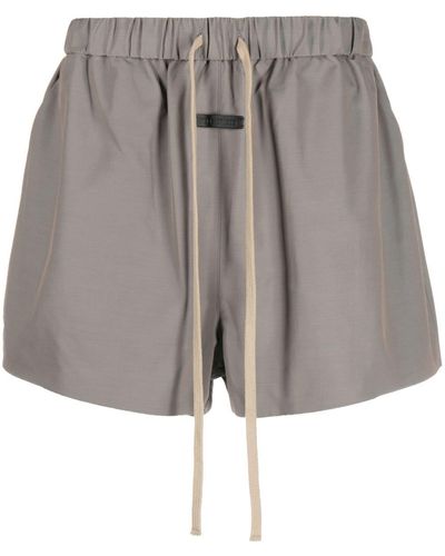 Fear Of God Drawstring-waist Thigh-length Shorts - Grey