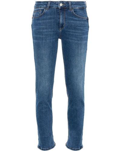 Liu Jo Mid Waist Skinny Jeans - Blauw