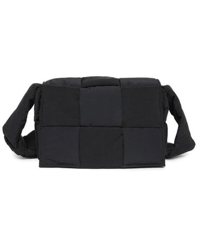 Bottega Veneta Small Padded Tech Cassette Shoulder Bag - Black