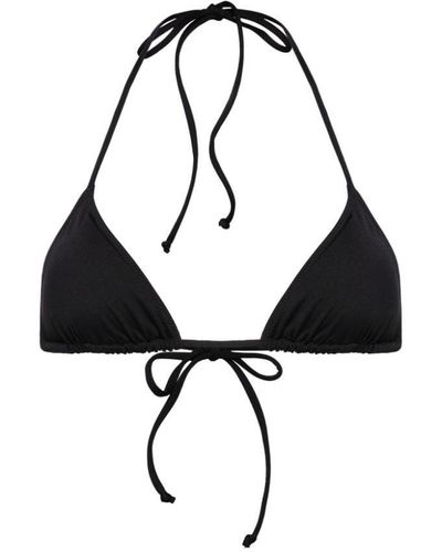 Mc2 Saint Barth Leah Triangle Bikini Top - Black
