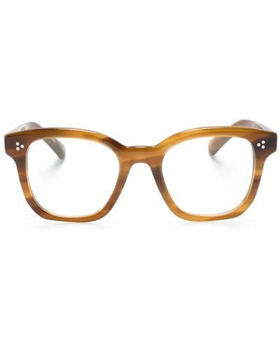 Oliver Peoples Lianella Brille mit eckigem Gestell - Braun