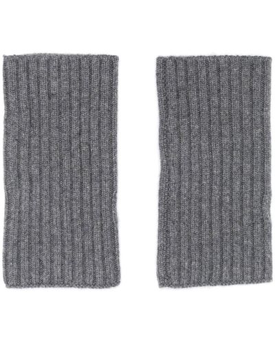 Lisa Yang Hyde Fingerless Cashmere Gloves - Grey