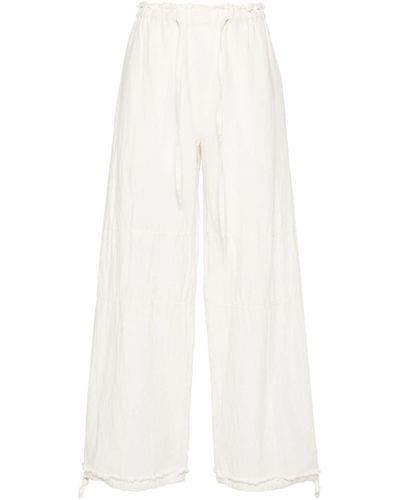 Acne Studios Pantalon à coupe ample - Blanc